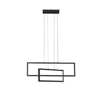 Pendul NovaLuce ALIS metal, negru, LED, 47W, 1180lm, 3200K - NL-9081817