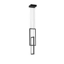 Pendul NovaLuce ALIS metal, negru, LED, 37W, 925lm, 3000K - NL-9081818