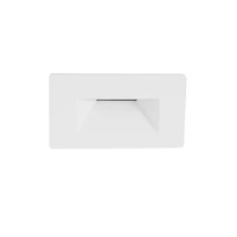 Lampa exterioara incastrabila NovaLuce Cove metal, sticla, alb, LED, 3000K, 1.5W, 105lm, IP54 - NL-9083011