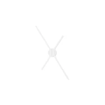 Aplica de perete NovaLuce AKRO metal, alb, LED, 16W, 719lm, 2700K-3000K-4000K - NL-9088117