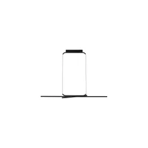 Pendul NovaLuce AKRO metal, negru, LED, 41W, 2253lm, 2700K-3000K-4000K - NL-9088119