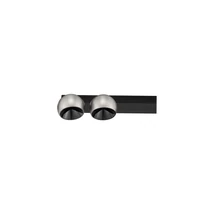 Aplica de tavan NovaLuce LUSA metal, negru, nichel, LED Triac, 21W, 3000K, 1530 Lm - NL-9088123