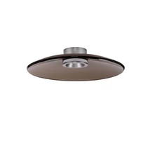 Aplica de tavan NovaLuce ESTI metal, sticla, nichel, maro, LED Triac, 33W, 3000K, 1721 Lm - NL-9088126