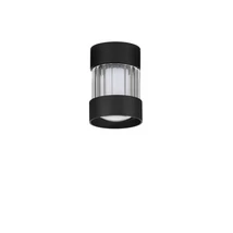 Plafoniera NovaLuce GLOVIA metal, sticla, negru, transparent, LED, 14W, 2700-3000K, 913 Lm - NL-9088202