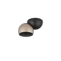 Plafoniera NovaLuce LUSA metal, negru, sampanie, LED, 11W, 3000K, 826 Lm - NL-9088223