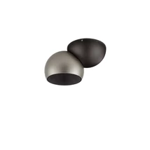 Plafoniera NovaLuce LUSA metal, negru, nichel, LED, 11W, 3000K, 826 Lm - NL-9088224