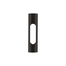 Lampadar exterior NovaLuce Ellery metal, plastic, negru, LED, 3000K, 12W, 372lm, IP65 - NL-9100916