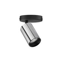 Spot NovaLuce INUS metal, crom, negru, GU10 - 9111626