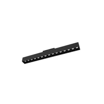Sursa de lumina pentru sine magnetice BUXTON, LOOP, SIGN, CURVE NovaLuce PROFILE metal, negru, LED-TRIAC, 48V, 3000K, 22W, 1745lm - 9136153