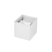 Aplica de perete exterioara NovaLuce Epic metal, alb, LED, 3000K, 2x10W, 1950lm, IP54 - NL-9136175