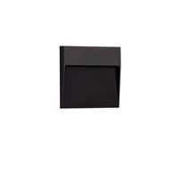 Aplica de perete exterioara NovaLuce FEM metal, negru, LED, 5W, 307lm, 3000K, IP54 - NL-9136440