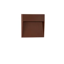 Aplica de perete exterioara NovaLuce FEM metal, maro, LED, 5W, 307lm, 3000K, IP54 - NL-9136442