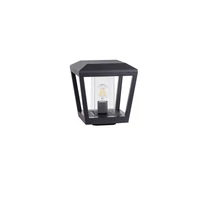 Lampadar exterior NovaLuce OPU metal, plastic, antracit, transparent, E27, IP54 - NL-9136449
