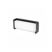 Aplica de perete exterioara NovaLuce Keen metal, plastic, gri, LED, 3000K, 12W, 1080lm, IP65 - NL-9160081