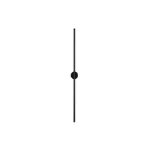 Aplica de perete NovaLuce CRETEL metal, negru, LED, 3000K, 15W, 372lm - 9172871