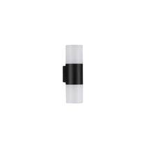 Aplica de perete de exterior NovaLuce PAUL metal, acril, negru, alb, LED, 10W, 3000K, 893 Lm, IP65 - NL-9176106