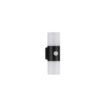 Aplica de perete de exterior NovaLuce PAUL metal, acril, negru, alb, LED, 10W, 3000K, 893 Lm, IP65 - NL-9176107