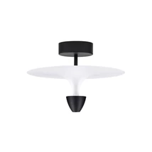 Aplica de tavan NovaLuce LUET metal, negru, alb,LED, 11W, 3000K, 908 Lm - NL-9186700
