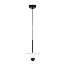 Pendul NovaLuce LUET metal, negru, alb,LED, 11W, 3000K, 908 Lm - NL-9186701