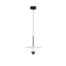 Pendul NovaLuce LUET metal, negru, alb,LED, 11W, 3000K, 908 Lm - NL-9186702