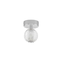 Plafoniera NovaLuce BRILLANTE metal, acril, crom, LED, 3200K, 6W, 246lm - NL-9186907