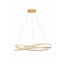 Pendul NovaLuce OPEHLIA metal, acril, auriu, transparent, LED, 3000K, 68W, 5635lm - 9186936