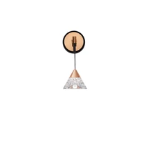 Aplica de perete NovaLuce PALUZ metal, acril, negru, auriu, transparent, 7W, 3000K, 345 Lm - NL-9186962