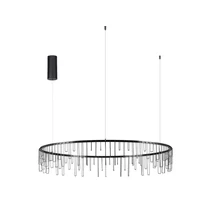 Pendul NovaLuce STELLAR metal, negru, LED, 3000K, 36W, 3070lm - 9186979