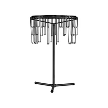 Veioza NovaLuce STELLAR metal, negru, crom, LED Triac, 14W, 3000K, 953 Lm - NL-9186981