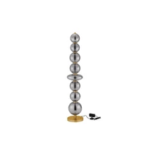 Lampadar NovaLuce NAVY metal, sticla, auriu, fumuriu, LED, 37W, 747lm, 3000K - NL-9186984