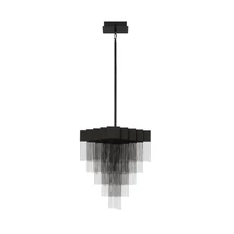 Pendul NovaLuce REVΙΑ metal, negru, LED, 28W, 3000K, 1092 Lm - NL-9186992