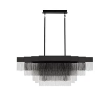 Pendul NovaLuce REVΙΑ metal, negru, LED, 46W, 3000K, 1654 Lm - NL-9186996