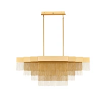 Pendul NovaLuce REVΙΑ metal, auriu, LED, 46W, 3000K, 1654 Lm - NL-9186997