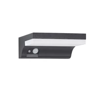 Aplica de perete exterioara cu sensor NovaLuce Dyn metal, plastic, antracit, LED, 3000K, 1.5W, 167lm, IP65 - NL-9190101