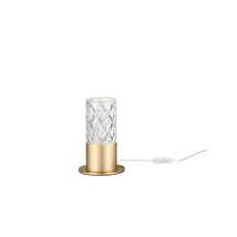 Veioza NovaLuce PHOS metal, acril, auriu, transparent, LED, 5W, 3000K, 320Lm - NL-9190200