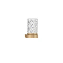 Aplica de perete NovaLuce PHOS metal, acril, auriu, transparent, LED, 6W, 3000K, 385 Lm - NL-9190205