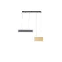 Pendul NovaLuce ALUNA metal, acril, auriu, gri, negru, LED, 5W, 3000K, 320 Lm - NL-9190220