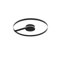 Plafoniera NovaLuce SIENA metal, acril, negru, alb, LED, 57W, 2700-3000-4000K, 3023 Lm - NL-9190856
