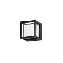 Aplica de perete exterioara NovaLuce Agosto metal, plastic, negru, LED, 3000K, 6W, 420lm, IP54 - NL-9207616