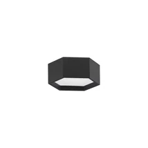 Plafoniera NovaLuce SAMBA metal, plastic, negru, alb, LED, 3000K, 10W, 600lm - NL-9212312