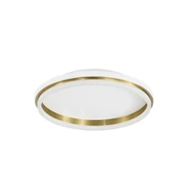 Plafoniera NovaLuce WILLOW metal, acril, auriu, alb, LED, 3000K, 40W - NL-9212911