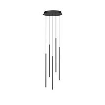 Pendul NovaLuce STILVI metal, negru, LED, 15W, 845lm, 3000K - NL-9232152