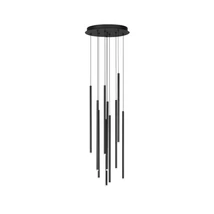 Pendul NovaLuce STILVI metal, negru, LED, 41W, 1522lm, 3000K - NL-9232153