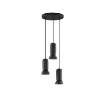 Pendul NovaLuce PARLO metal, ceramic, negru, GU10 - NL-9236217