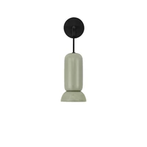 Aplica de perete NovaLuce PARLO metal, ceramic, negru, verde,  GU10 - NL-9236221