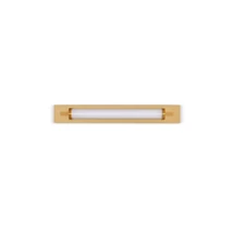 Aplica de perete pentru baie NovaLuce FASKO metal, acril, auriu, alb, LED, 13W, 908lm, 3000K, IP44 - NL-9236302