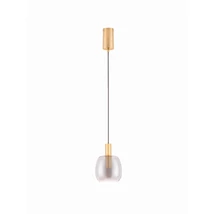 Pendul NovaLuce IMATIA metal, sticla, auriu, fumuriu, LED, 7W, 3000K, 192 Lm - NL-9236390