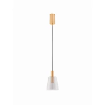 Pendul NovaLuce IMATIA metal, sticla, auriu, fumuriu, LED, 7W, 3000K, 208 Lm - NL-9236391