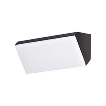 Aplica de perete exterioara NovaLuce Keen metal, plastic, negru, LED, 3000K, 12W, 1080lm, IP65 - NL-9270027
