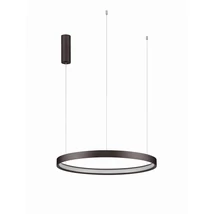 Pendul NovaLuce PERRINE metal, cafeniu, alb, LED, 3000K, 40W, 3325lm - 9345648